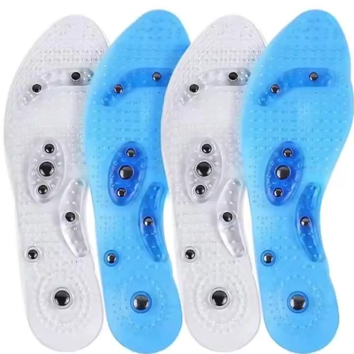 Palmilha Magnetica Pontos Acupuntura Ortopedica Ativa Circulação Alívio Dores Cansaço Pés