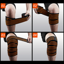 Faixa De Joelho Para Agachamento Faixa De Compressão Multiuso Proteção Joelhos Coxa