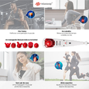 Massageador Elétrico Profissional Vibratorio Com Infravermelho