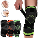 Joelheira Fitness Ajustável Esportiva Compressão Leve Corrida Bike Musculação Academia