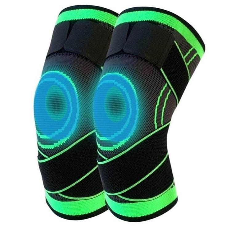 Joelheira Fitness Ajustável Esportiva Compressão Leve Corrida Bike Musculação Academia