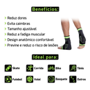 Par De Joelheira e Tornozeleira Ortopédica de Comprenssão e Tornozelo Para todos Esporte Academia