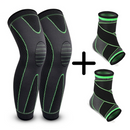 Par De Joelheira e Tornozeleira Ortopédica de Comprenssão e Tornozelo Para todos Esporte Academia