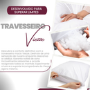 Travesseiro de Corpo Xuxão Gigante Fibra Siliconada Antialérgico Macio Com Zipper