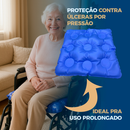 Almofada Terapêutica Quadrada Gel Assento Antiescaras Hemorroidas Ortopédico Coccix 42X42