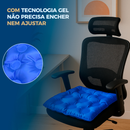 Almofada Terapêutica Quadrada Gel Assento Antiescaras Hemorroidas Ortopédico Coccix 42X42