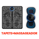 Kit Massageador Elétrico Portátil + Tapete Massageador