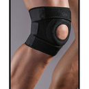 Joelheira Ortopedica Esporte Simples Curta Lisa Unissex Compressão Furo Articulada Apoio Reforçado