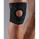 Joelheira Ortopedica Esporte Simples Curta Lisa Unissex Compressão Furo Articulada Apoio Reforçado
