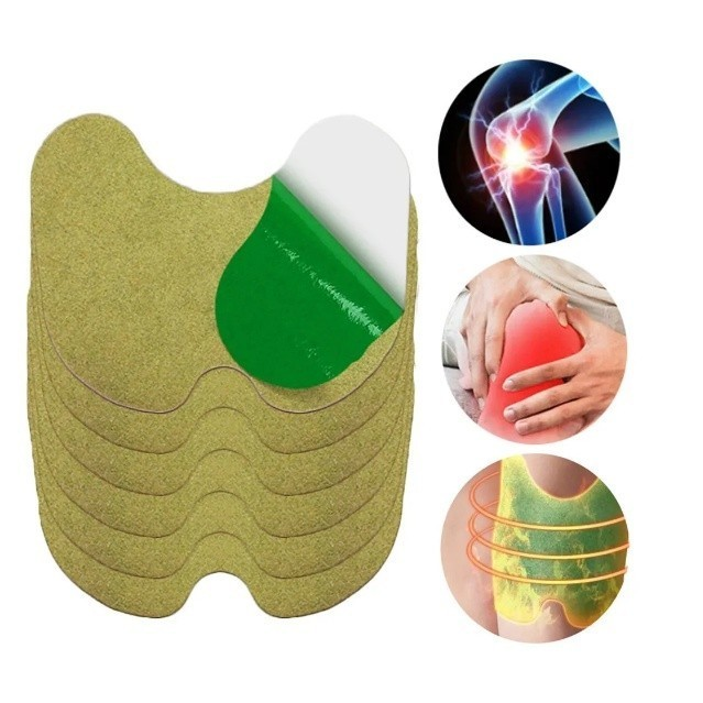 KIT com 30 Adesivo de Joelho Emplastro Alivio Dores Musculares Alívio De Dores No Joelho