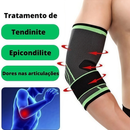 Kit 2 Cotoveleira Ajustável com Compressão para Esportes, Academia e Fitness